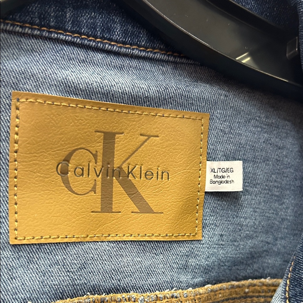 Calvin Klein Indigo Blue Denim Jacket - Picture 4 of 5